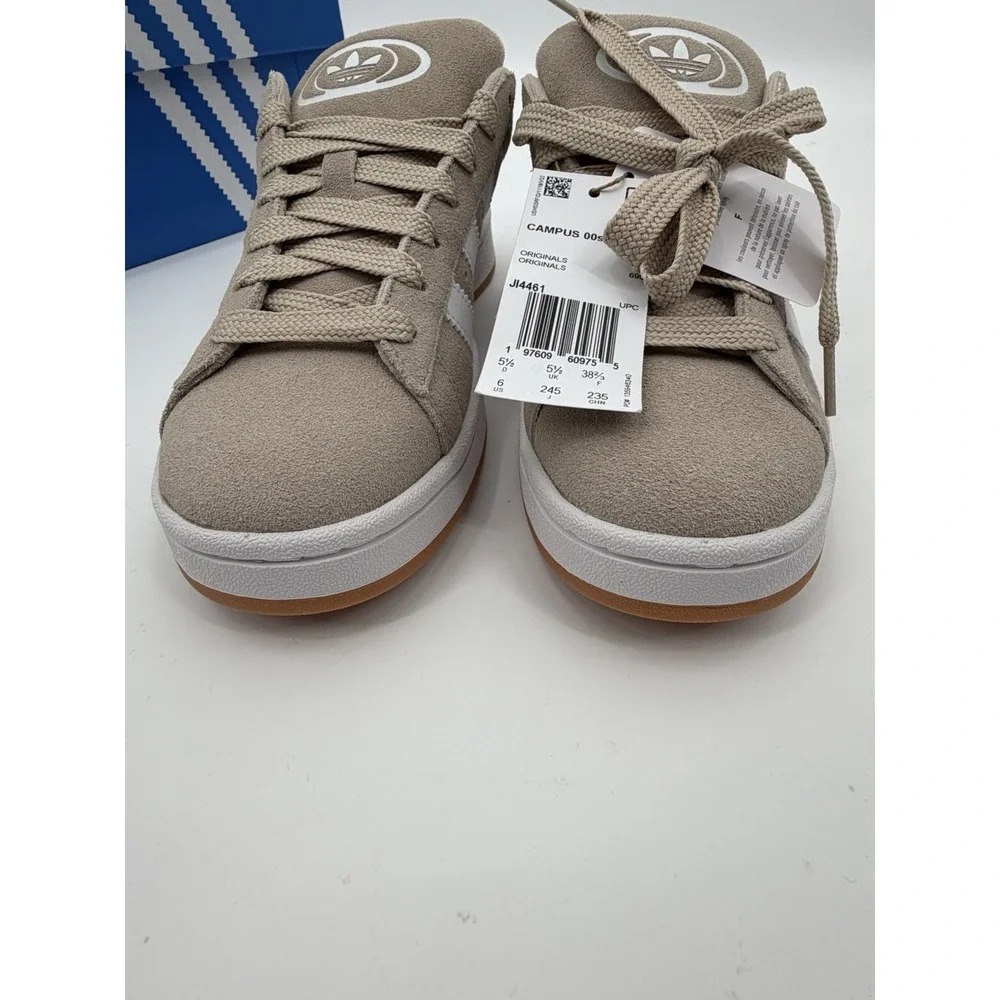 Adidas Kids' Campus 00s J, Style# JI4461, Size 6.0 Wonder Beige/Cloud White‎